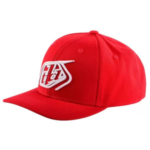 Pánská čepice TroyLeeDesigns Crop SnapBack Hat Red White