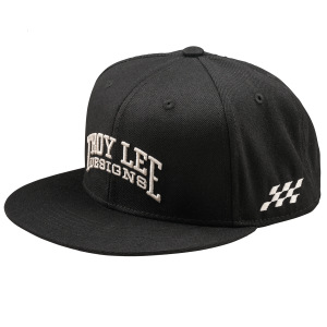 Pánská čepice TroyLeeDesigns Scholar Flat Bill SnapBack Hat Black