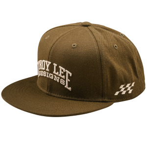 Pánská čepice TroyLeeDesigns Scholar Flat Bill SnapBack Hat Olive