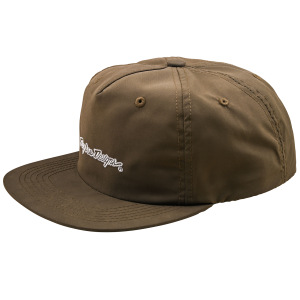 Pánská čepice TroyLeeDesigns Signature Unstructured SnapBack Hat Olive Canvas
