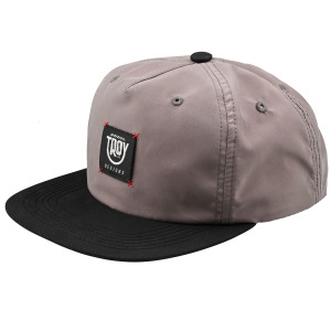 Pánská čepice TroyLeeDesigns Smiley Unstructured SnapBack Hat Gravel Carbon