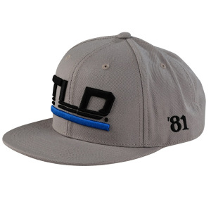 Pánská čepice TroyLeeDesigns Speed Flat Bill SnapBack Hat Gray