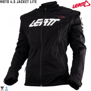Pánská enduro bunda Leatt Moto 4.5 Lite Jacket Black 2026