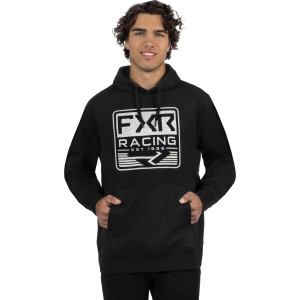 Pánská mikina FXR Emblem Cotton Pullover Hoodie Black Splatter