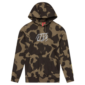 Pánská mikina TroyLeeDesigns Badge Pullover Hoodie Olive Camo