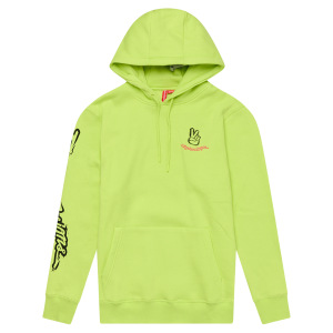 Pánská mikina TroyLeeDesigns Peace Out Pullover Hoodie Glo Yellow