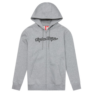 Pánská mikina TroyLeeDesigns Signature Zip Up Hoodie Gray Heather