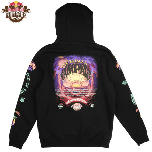Pánská mikina TroyLeeDesigns X RedBull Rampage Valley Of Gods Pullover Hoodie Black