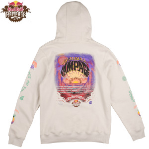 Pánská mikina TroyLeeDesigns X RedBull Rampage Valley Of Gods Pullover Hoodie Bone