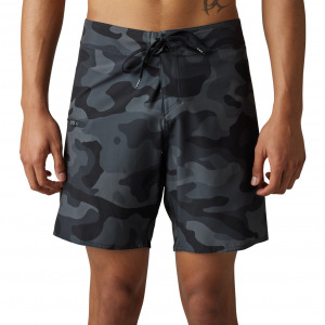 Pánské koupací kraťasy FOX Overhead Camo Stretch 8&quot; Boardshort Black Camo