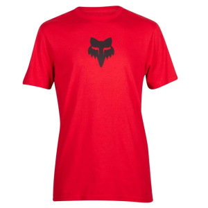 Pánské tričko FOX Head SS Prem Tee Flame Red F24