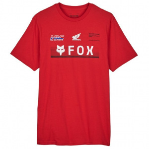 Pánské tričko FOX X Honda Prem SS Tee Flame Red