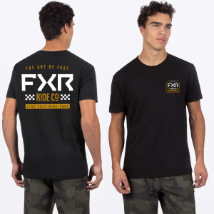Pánské tričko FXR Art Of Fast Premium T-Shirt Black White
