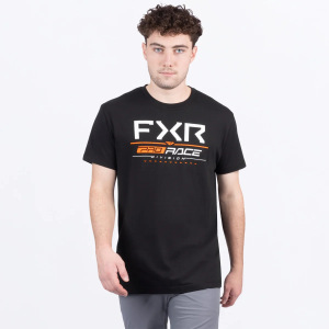 Pánské tričko FXR Race Div Premium T-Shirt Black Orange