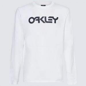 Pánské tričko Oakley Mark II LS Tee White Black