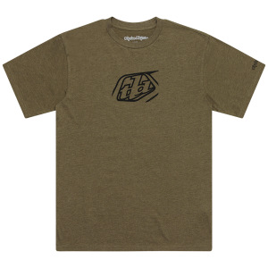 Pánské tričko TroyLeeDesigns Badge Short Sleeve Tee Olive Heather
