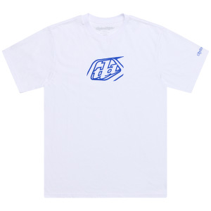 Pánské tričko TroyLeeDesigns Badge Short Sleeve Tee White