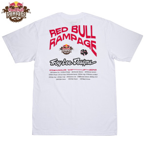 Pánské tričko TroyLeeDesigns RedBull Rampage Mind Melt Tee White