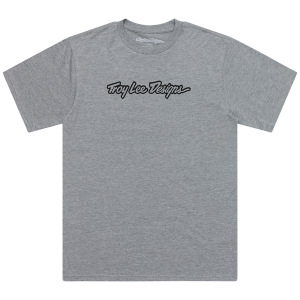 Pánské tričko TroyLeeDesigns Signature Short Sleeve Tee Gray Heather