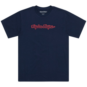 Pánské tričko TroyLeeDesigns Signature Short Sleeve Tee Navy