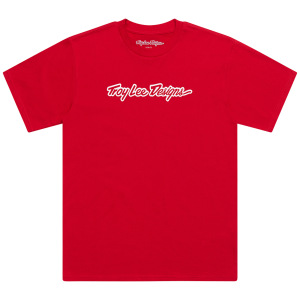 Pánské tričko TroyLeeDesigns Signature Short Sleeve Tee Team Red