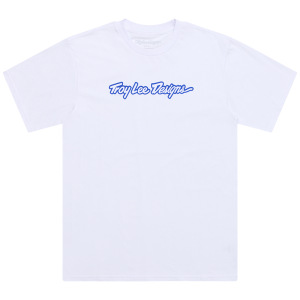Pánské tričko TroyLeeDesigns Signature Short Sleeve Tee White