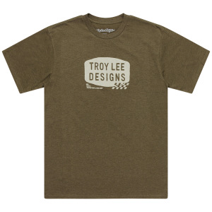 Pánské tričko TroyLeeDesigns Stamp Short Sleeve Tee Olive Heather