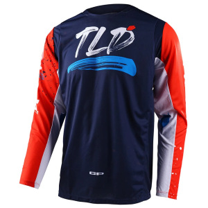 Pánský dres TroyLeeDesigns GP PRO Jersey Partical Navy Orange