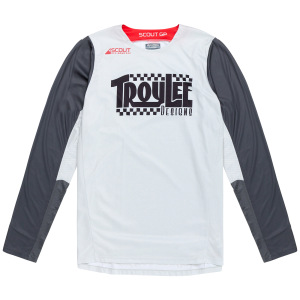 Pánský dres TroyLeeDesigns GP Scout Jersey Big Lee Charcoal Fog 2025