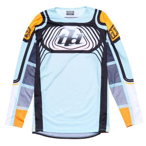 Pánský dres TroyLeeDesigns SE PRO Jersey Wavez Bleached Agua