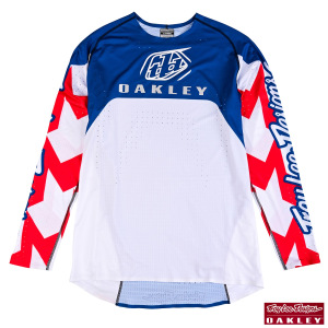 Pánský dres TroyLeeDesigns SE Ultra Jersey Oakley Vision White Blue