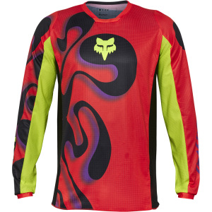 Pánský MX dres FOX 180 Emotion Jersey Flo Red 2025