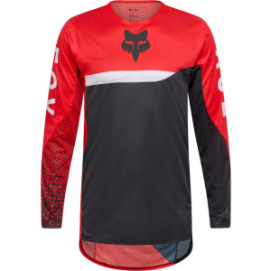 Pánský MX dres FOX FlexAir Fracture Jersey Flo Red 2026