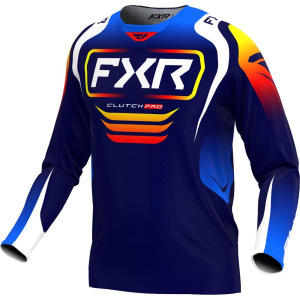 Pánský MX dres FXR Clutch Pro MX Jersey Navy Inferno 2025