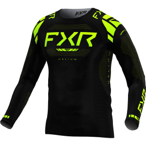 Pánský MX dres FXR Helium MX Jersey Black HiVis 2025.7
