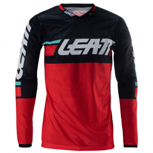 Pánský větrací MX dres Leatt Moto 4.5 X-Flow Jersey Red 2024