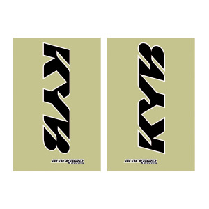 Polep na vidlice BlackBird Upper Fork Decal KYB Black