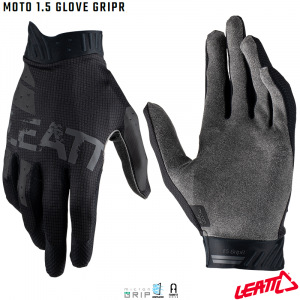 Rukavice Leatt Moto 1.5 GripR Glove Black 2022