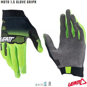 Rukavice Leatt Moto 1.5 GripR Glove Lime 2024