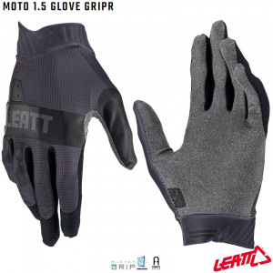 Rukavice Leatt Moto 1.5 GripR Glove Stealth 2023