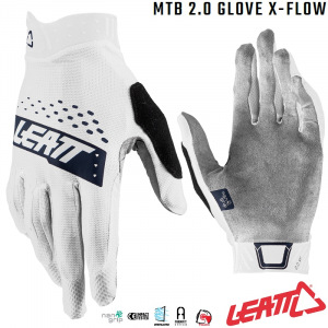 Rukavice na kolo Leatt MTB 2.0 X-Flow Glove Steel 2022