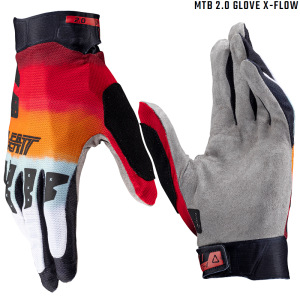 Rukavice na kolo Leatt MTB 2.0 X-Flow Velcro Glove Glamis 2025