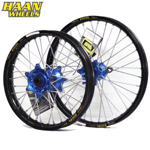Sada kol HaanWheels Husqvarna KTM SX SXF 23-.. HQ TC FC 23-.. Excel Black 21x1,6+19x2,15 / Blue Hub