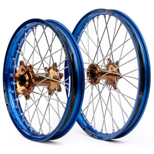 Sada kol HaanWheels Husqvarna TC FC KTM SX SXF 23-.. Excel Blue 21x1,6+19x2,15 / Mag Hub