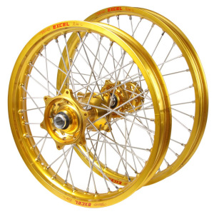 Sada kol HaanWheels KTM SX / SXF 23-.. - Excel Gold 21x1,6 + 19x2,15 / Gold Hub