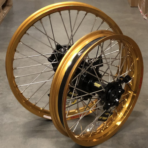 Sada kol HaanWheels Yamaha Tenere 700 - Excel Gold 21x2,15 + 18x4,25 / Black Hub