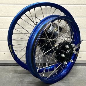 Sada kol HaanWheels Yamaha XTZ 700 Tenere - Excel Blue 21x1,85 + 18x2,50 / Black Hub