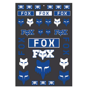 Sada nálepek FOX Legacy Track Sticker Pack Navy