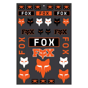 Sada nálepek FOX Legacy Track Sticker Pack Orange