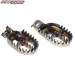 Titanové široké stupačky ProPegs Titanium Footpegs KTM SX SXF EXC 98-16, SX65 03-23, Husqvarna 